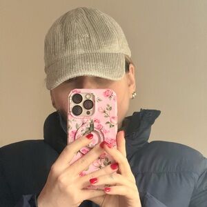 Ivy Park Gray Corduroy Cap